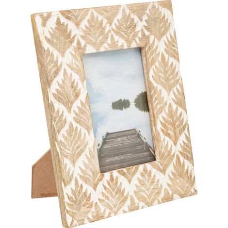 Bilderrahmen Ardiano Mangoholz und Glas - 10x15 cm