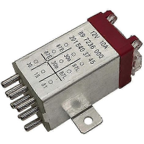 Relais de protection contre les surcharges W201 W202 W124, compatibles avec les composants électriques de sécurité des circuits automobiles W129 W126, version F24 AC 1107 (1/4)