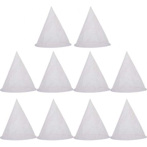 Lot de 10 filtres à miel pour apiculture, sacs en maille pour outils d'extraction du miel (1/4)