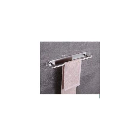 Porte Serviettes Mural 40 cm - Acier INOX sans Rouille - Serviette Barre Convient dans la Salle de Bain ou la Cuisine - Auto-adhésif 3M Robuste s - Crezuo (1/3)