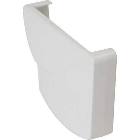 LG28" fondo della grondaia dritto: bianco