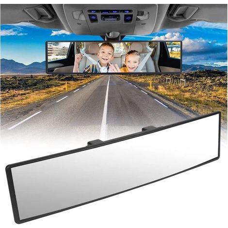 Auto-Rückspiegel, universeller Auto-Innenspiegel, Panorama-Ersatzspiegel, Weitwinkel-Rückspiegel, Rückspiegel (1/5)