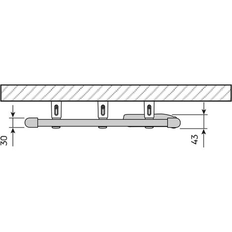 Sèche-serviettes électrique acier TAHITI Blanc 1000W - 1530 x 600 mm - Finimetal (1/2)