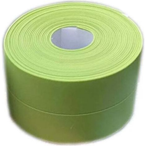 Profilé de finition flexible pour plinthe, vert, 22 mm x 3,2 m, auto-adhésif, pliable, pour cuisine et salle de bain (1/4)