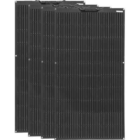 Panneau Solaire Flexible, 200W de Puissance, Haute Efficacité, 4pcs 100W panneau solaire (1/2)