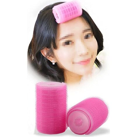 Rouleaux Pour Cheveux - Rouleaux Auto-Adhésifs En Plastique Pour Créer Du Volume Et Des Boucles - Pour Frange Et Coiffure DIY - Par 2 (1/5)