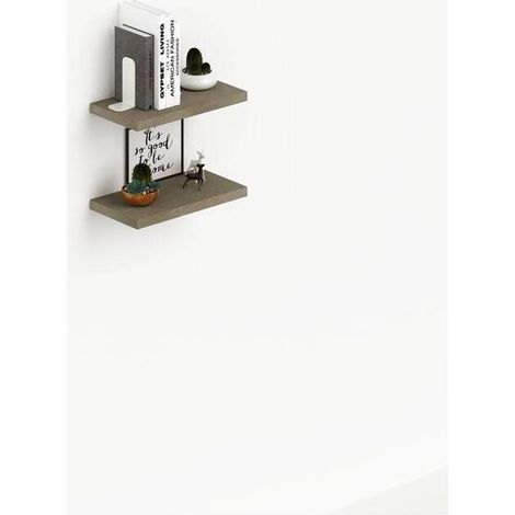 LAUNDRY COPPIA MENSOLE 45X23 CM ARGILLA