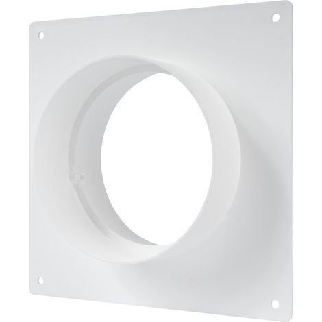 Vent Systems Lot de 1 connecteur de conduit de ventilation droit en plastique pour système de ventilation et climatisation 10 cm (1/5)