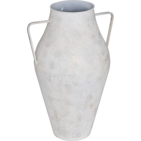 Vase Déco en Métal "Glady" 58cm Gris