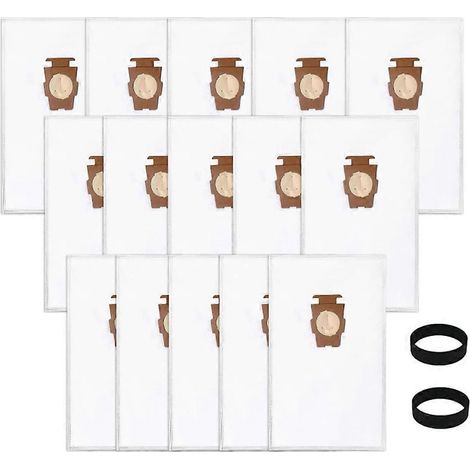 Packung mit 15 Beuteln 204814, kompatibel mit Kirby Staubsaugerbeuteln 205811 Style F, 204811, 204814, kompatibel mit allen Generationen von Kirby G und Sentria Staubsaugern (1/5)