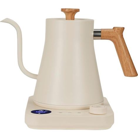 Elektrischer Wasserkocher mit Zapfhahn – 0,9 l – Temperaturregelung ±1 °C – Elektrische Teekanne – Automatische Abschaltung – Überhitzungsschutz – Extrem leise – Edelstahl 304 – Für Kaffee (1/5)