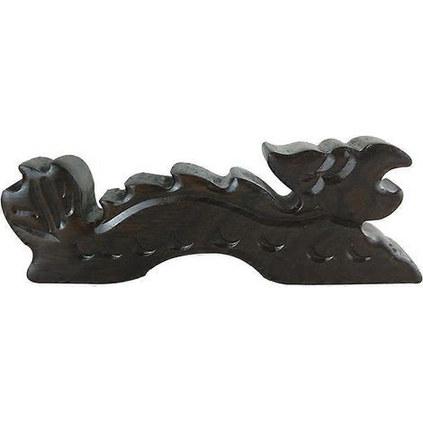 Chinesischer Kalligrafie-Stifthalter aus Holz, Ständer für Pinsel und Tuschefedern – 11,5 x 3,8 x 1,9 cm (1/4)