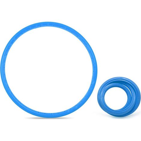VURAHOME - 700x23C Vollgummireifen für Rennräder, Radfahren und Reiten - Tubeless-Reifen (Blau)