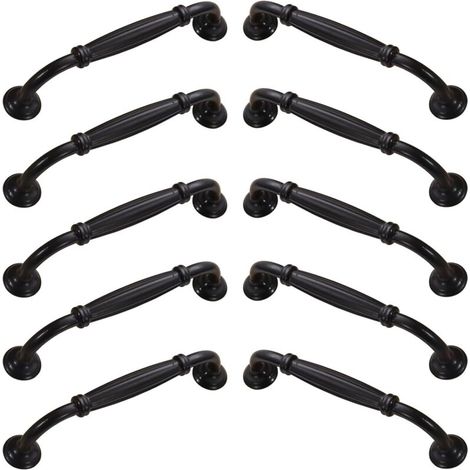 Set mit 10 Schranktürgriffen aus Aluminiumlegierung inklusive Schrauben für die Küche