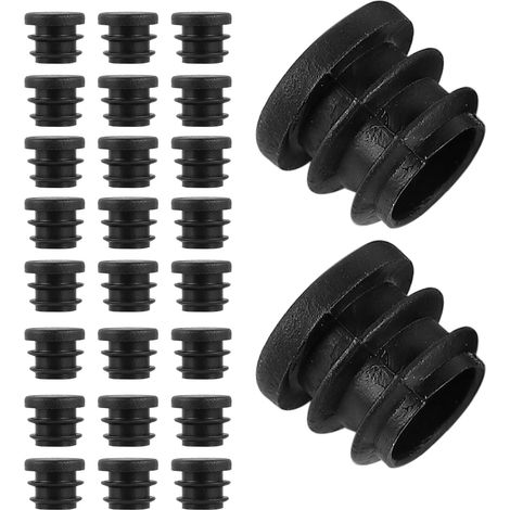 de pieds de chaise noirs de 20 mm protections tubulaires en (1/5)