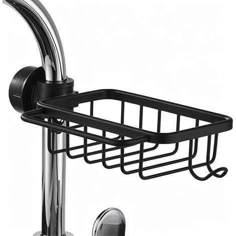Cuisine Porte éponge Robinet Support de Rangement Support pour Robinet d Évier Suspendu Organisateur pour Évier de Cuisine et Salle (1/4)