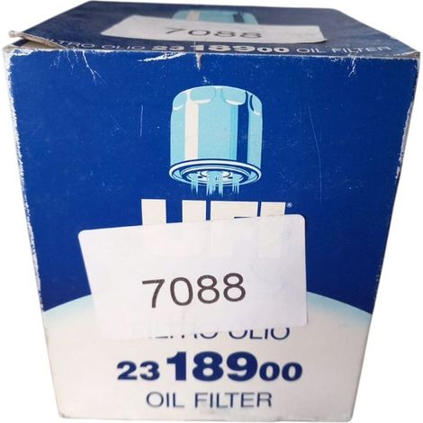 Filtro olio motore marca ufi codice filtro 2318900
