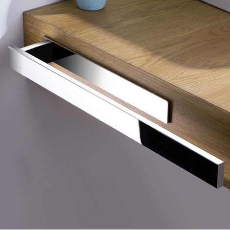 Porte-serviettes adhésif de salle de bain en acier inoxydable 304 sans perçage pour cuisine et salle de bain Finition argentée Design compact ,2pcs,39 cm-argent (1/5)