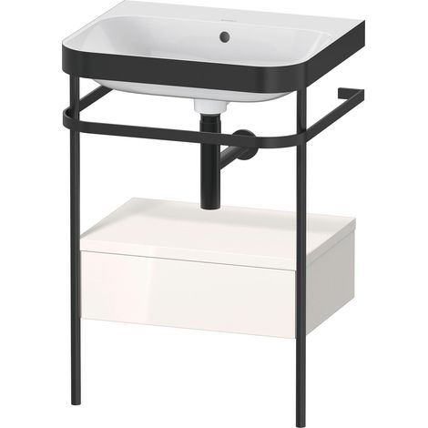 Set Duravit Happy D.2 Plus con consola metálica y cajón,