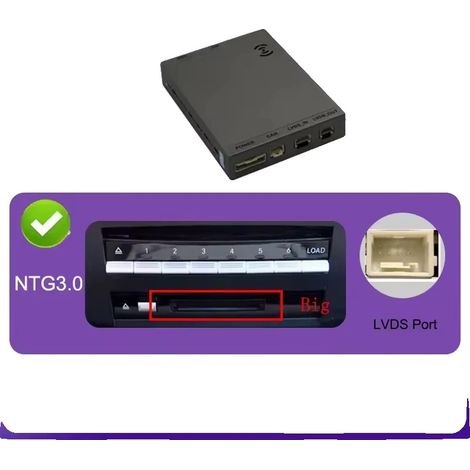 Module CarPlay sans fil, Intégration Bluetooth, Miroir d'écran, NTG3.0 (1/2)