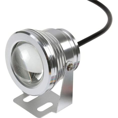 Eclairage sous Marin Spot Fontaine 10W LED pour Piscine IP68 étanche en saillie Projecteur sous-Marin (Color : Warm White Light, Size : A-12V) (1/5)