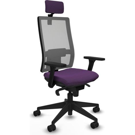 Piqueras y Crespo 3D066N2 Chaise de bureau violet confortable (1/3)