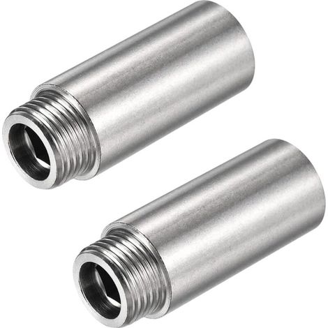 2Pcs Stainless Steel Shower Head Extensions Shower Extension Tube Shower Head Extension Arm Shower Head Extender Extension for Fixed Shower Head