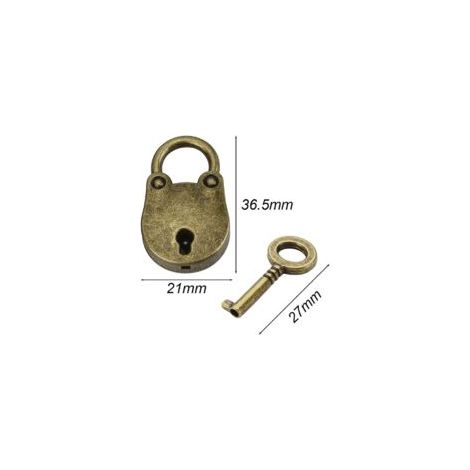 Vintage 3-teiliges Mini-Vorhängeschloss-Set, abschließbare Schließfachschlösser, kleines Kofferschloss, bärenförmiges abschließbares Vorhängeschloss für kleines Gepäck und Schließfächer - Crezuo