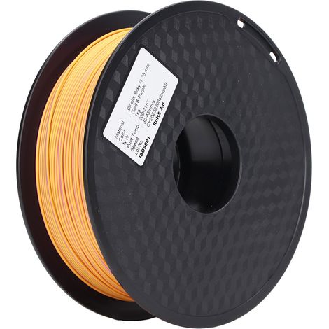 1,75 mm Filament, Gold/Lila, zweifarbig, Extrusions-PLA-Filament, 3D-Drucker-Verbrauchsmaterial, 30–45 mm/s (1/5)