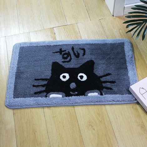 Tapis de Bain Absorbent Doux Antidérapant 40x60 cm Tapis Salle de Bain Moelleux Rapid Séchage Pour Sol Douche Decoration Maison (1/5)