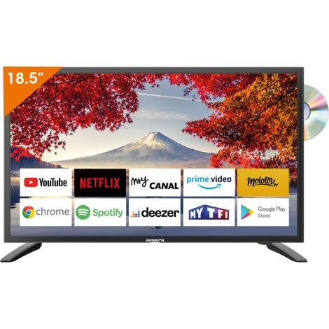 Tv Smart Dvd 19 Pouces Tv Connectée Compacte Avec Lecteur Dvd Intégré - Antarion (1/3)