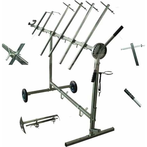 Supporto verniciatura Jbm 53126 accesso 360 gradi rotazione una mano
