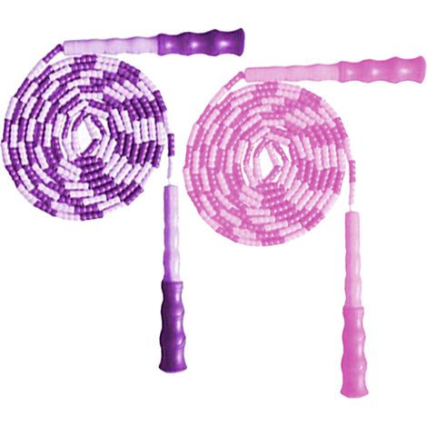 Corde à Sauter Perles - Nylon Haute Densité - Réglable en Longueur - Pour Enfants et Adultes - 1 Pièce (1/5)