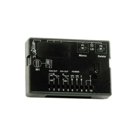 Mini-Zweikanalempfänger 2 Kanäle 12 V 24 V 433 S435 CARDIN RMS435200
