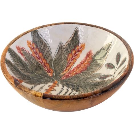 Signes Grimalt Boîtes et plateaux pour bols à feuilles moyennes  Bol Ovale Blanc - Design élégant et polyvalent - Matériaux de haute qualité