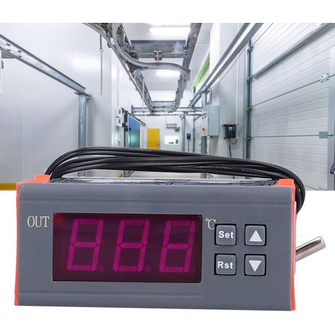Contrôleur de température PID XH-W2023, sortie à semi-conducteurs, contrôle de température avec une précision de 0,1 %, contrôleur de température automatique, DC12V. (1/5)