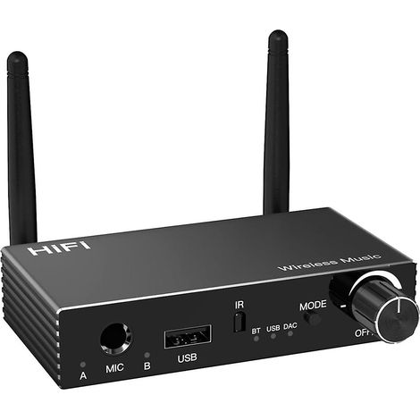 Récepteur adaptateur audio Bluetooth 5.3, émetteur Bluetooth pour TV, adaptateur audio sans fil pour chaîne stéréo/casque/enceinte (1/5)