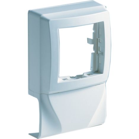 boîtier applique - alrea moulure - 52 x 20 - blanc - iboco 08868