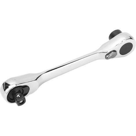 Clé à Douille à Cliquet Double Tête 1/4 Pouce Professionnelle Légère et Polyvalente (1/5)