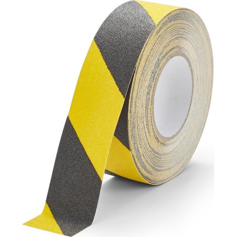 Rutschfestes Warnband 50 mm/18,3 m Schwarz/Gelb (1/5)