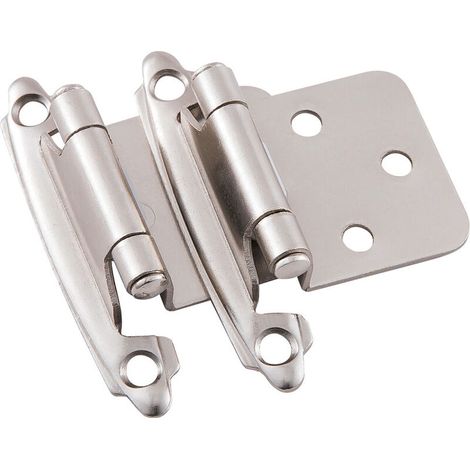 EASYCOMFORT Porte Charnière à Fermeture Automatique Matériau en Acier Laminé à Froid Paum Ressort avec Amortisseur pour Porte Placard Armoire à Chaussures Bibliothèque Cave à Vin,2pcs (1/5)