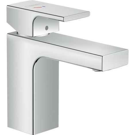 hansgrohe Vernis Shape Einhebel-Waschtischarmatur 100 CoolStart, mit Push-Open Ablaufgarnitur (1/5)