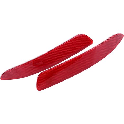 Paire de catadioptres de pare-chocs arrière gauche et droite pour BMW E70 X5 2007-2010 & 2011-2013 Pack M OEM 63217158949 63217158950 ABS PC rouge 21x3.5 cm (1/5)
