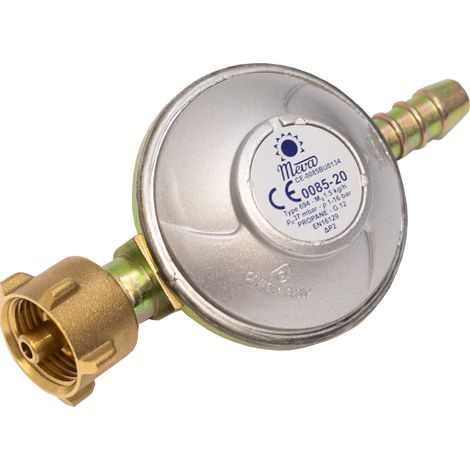 Régulateur de pression pour bouteille de gaz GPL (propane/butane) 37 mbar (1/5)