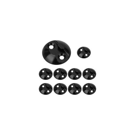 Set mit 10 Aluminium-Zurrplatten für die Luftfahrtindustrie zur Ladungssicherung an LKWs, Wohnmobilen und Booten - Crezuo (1/3)