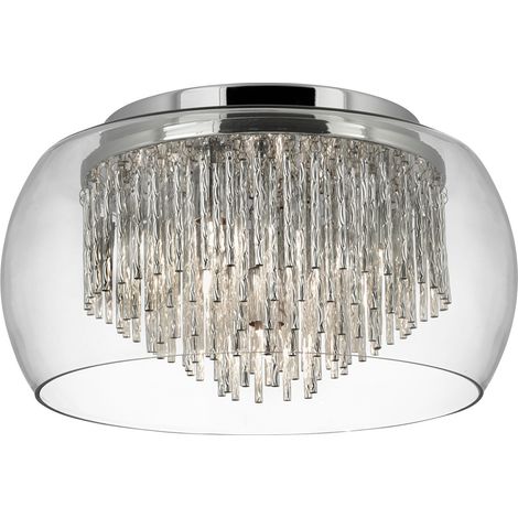 Plafoniere apparecchio in alluminio cromato cucina corridoio ufficio camera da letto soggiorno illuminazione (1/5)