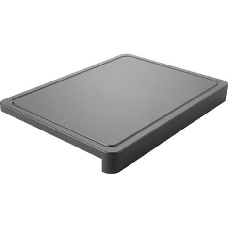 Planche à découper noire avec bord d'arrêt 50x37cm - Caterchef