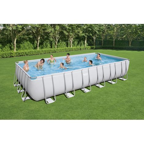 Piscina rettangolare con struttura Power Steel Frame 732X366X132 Bestway 56475 (1/5)