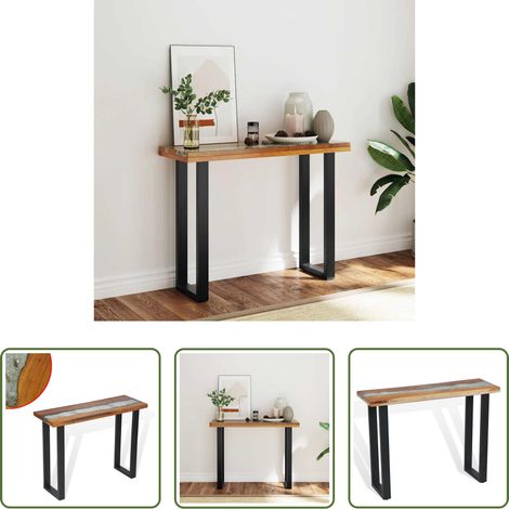 Table basse - Table console Teck 100 x 35 x 75 cm (1/5)