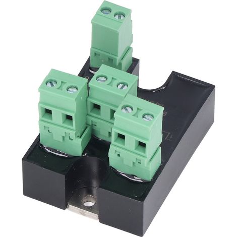 BERM 3-Phasen-Halbleiterrelais-Mini-SSR-Relais-Anschlussset, 4–32 V DC Eingang, 24–480 V AC Ausgang (1/5)